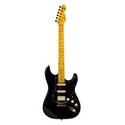 ROCKDALE Stars Classic HSS Maple Black 8797