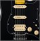 ROCKDALE Stars Classic HSS Maple Black 8797